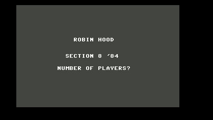 Robin hood Title Screen